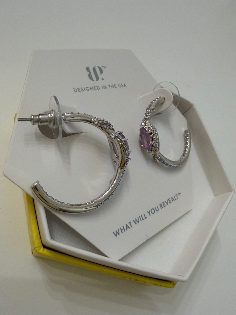 BP Clouds Kept Their Secrets hoop earrings